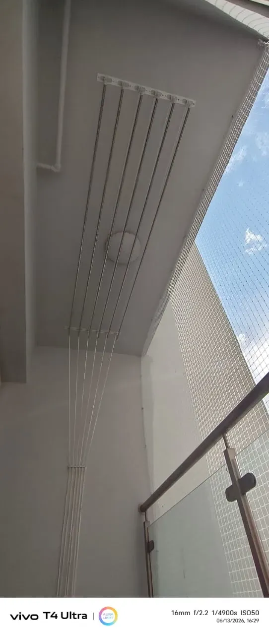 Ceiling Cloth Hangers installation by Perumal Safety Nets